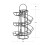 Kitchen Storage Spiral Egg Holder Stand Rack Holds Up To 18 Eggs 6