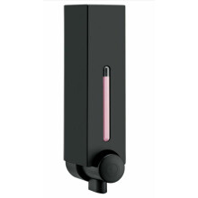 (Single, Black) Wall Mounted Bathroom Soap Shampoo Gel Shower Dispenser Pump