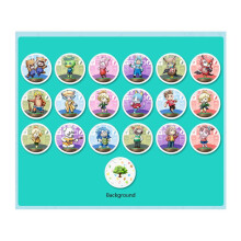 (Mini 18pcs Cards) Animal Crossing Series AMIIBO NFC TAG Cards for Switch WII U New3DS
