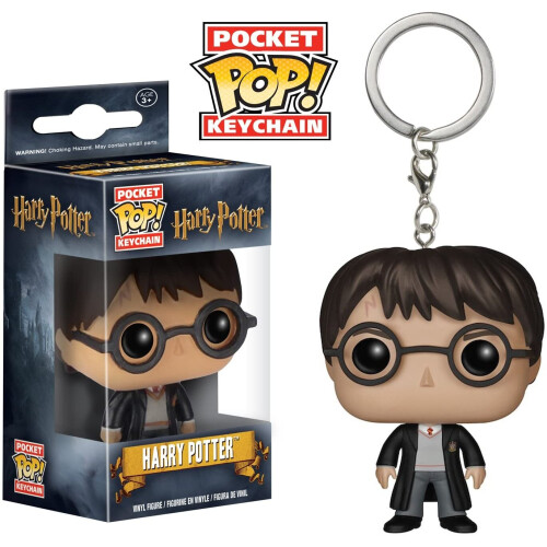 Funko Funko Pocket POP! Keychain: Harry Potter - Harry Novelty Keyring - Collectible Mini Figure - Stocking Filler - Gift Idea - Official Merchandise - 1
