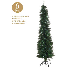 The Christmas Workshop 70660 6ft Green Pre-Lit Christmas Tree