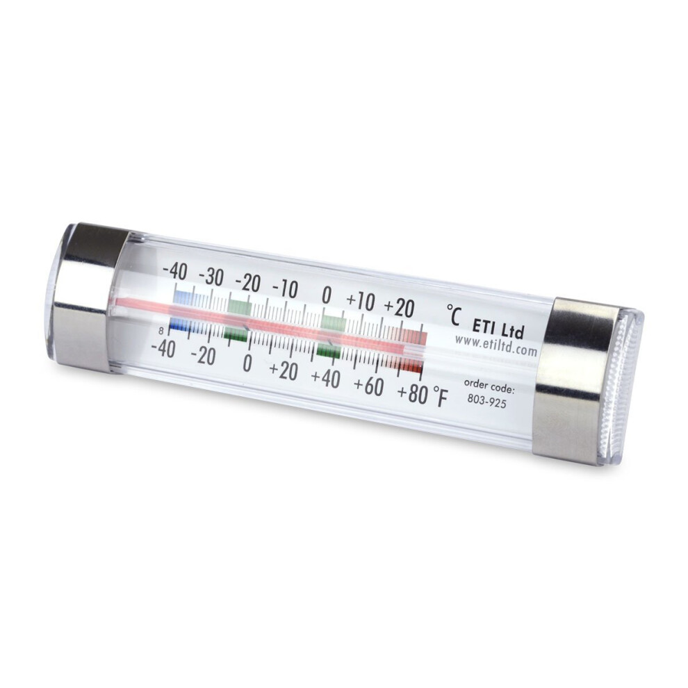 Eti Ltd Clear Abs Fridge And Freezer Thermometer