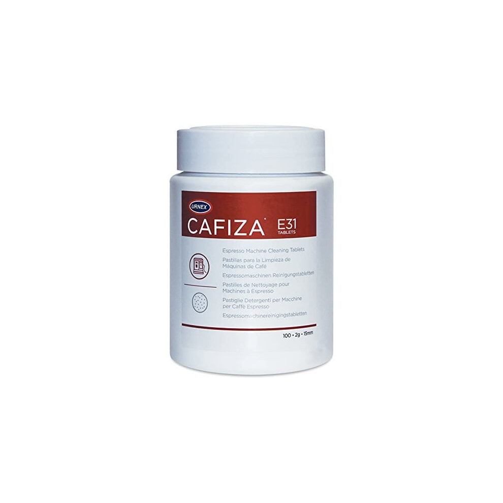Urnex Cafiza Espresso Machine Cleaning Tablets, Pack of 100