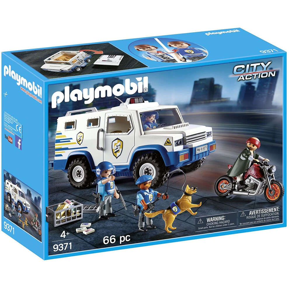 Playmobil 9371 Money Transport Vehicle - Multi-Colour