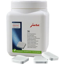 Tabletes de descalcificação - Jura - 2 fases - Sem fosfatos - Para máquina de café automática - 36 peças