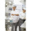 TORK - Set van 11 centrale afrolrollen wit 8