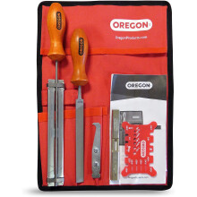 Oregon 558549 Chainsaw Chain Sharpening & Guide Bar Maintenance Kit Including Files, 4.5 mm (3/8' Micro-Lite)