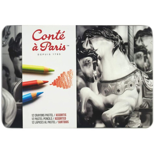 Conte a Paris Pastel Pencil Set - Assorted (Set of 12)