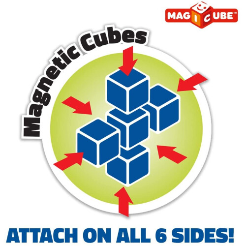 Geomag Geomag 127 Magicube Freebuilding-8 Cubes, Mixed 1