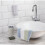 EUROSHOWERS (White) 580ml Wall Mounted Soap Dispenser 2
