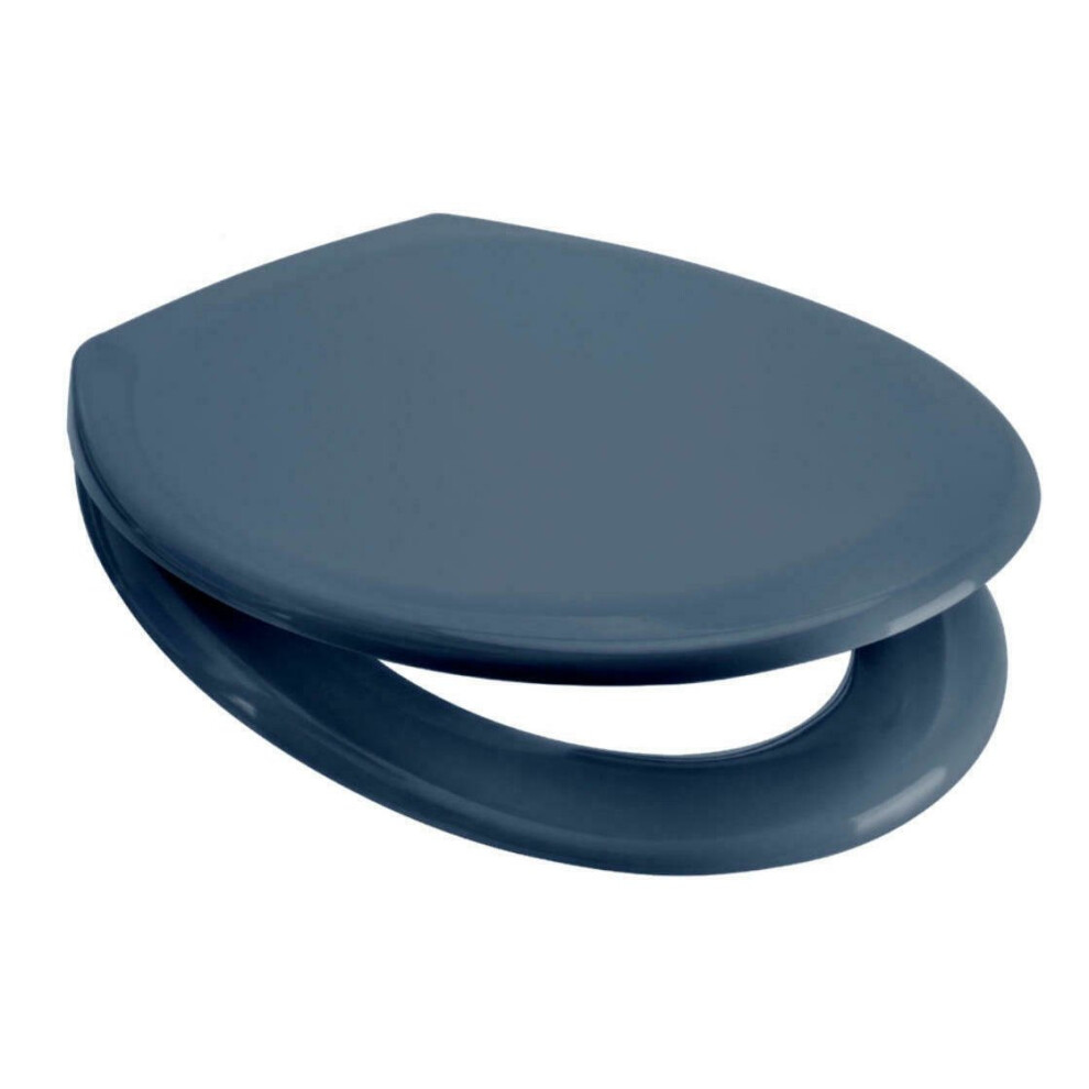 (Blue Denim) Soft Closing Toilet Seat