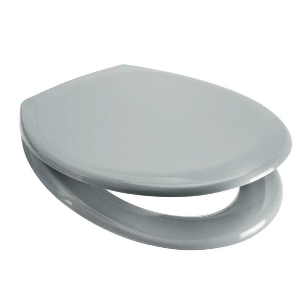 (Light Grey) Soft Closing Toilet Seat