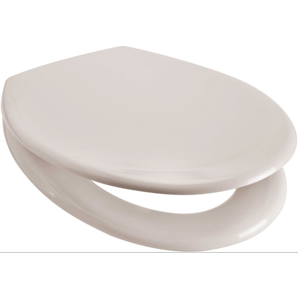 (Cream) Soft Closing Toilet Seat