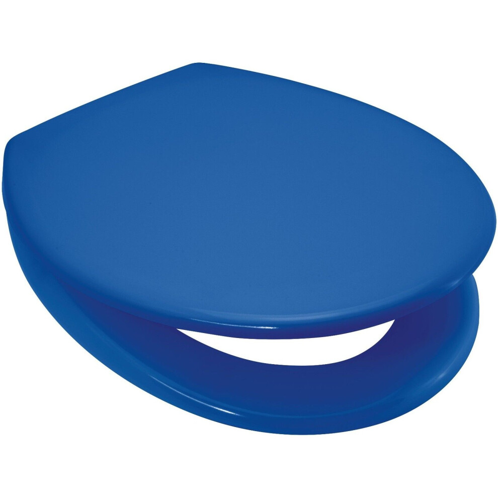 (Blue) Soft Closing Toilet Seat