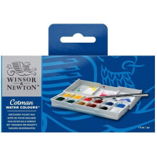 Winsor & Newton Cotman Sketcher's Pocket Box, Set of 14