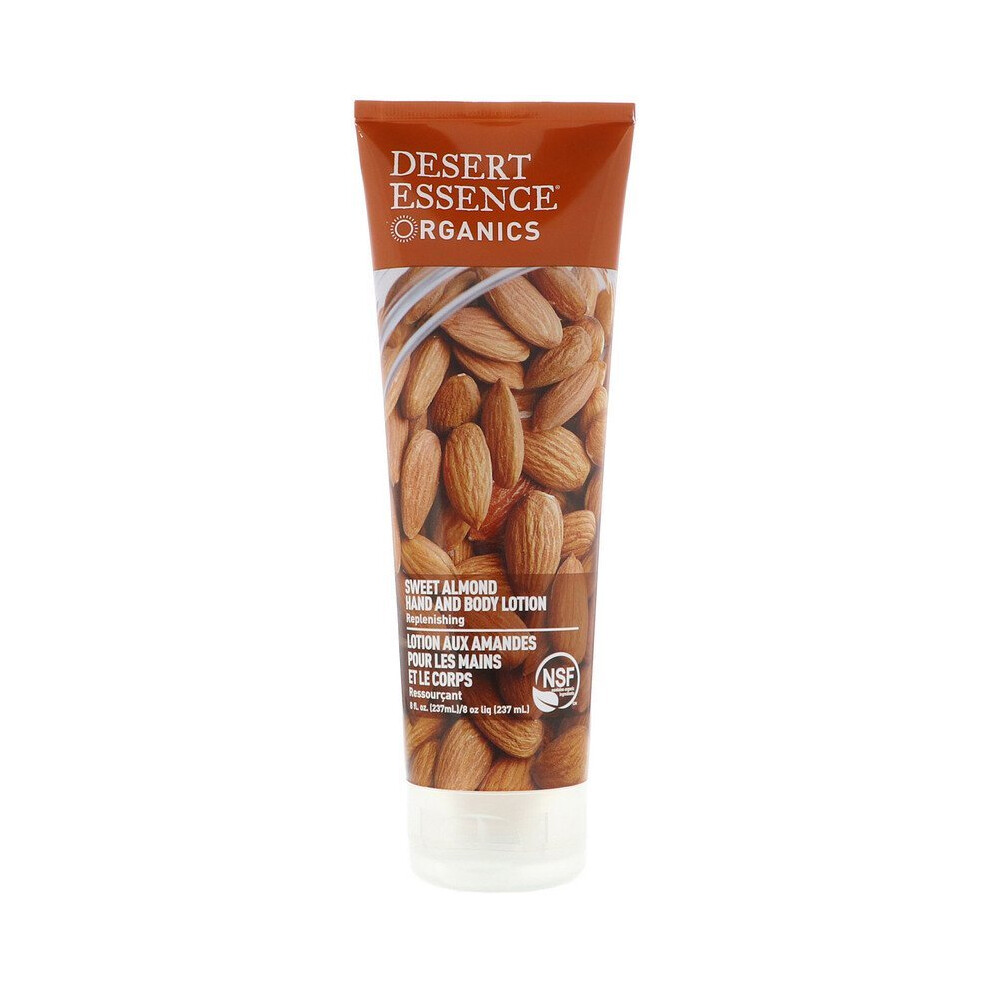 Desert Essence , Organics, Hand And Body Lotion, Sweet Almond, 8 Fl Oz (237 Ml)