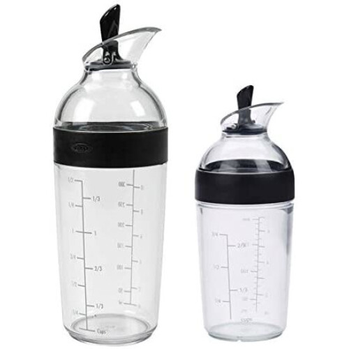 OXO OXO Salad Dressing Shaker, Black, 350 ml 1