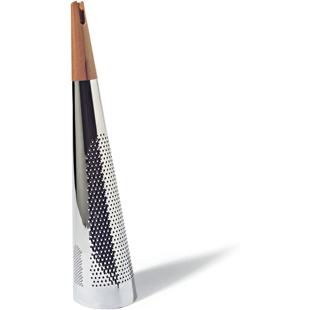 Alessi Grater, Wood, Silver