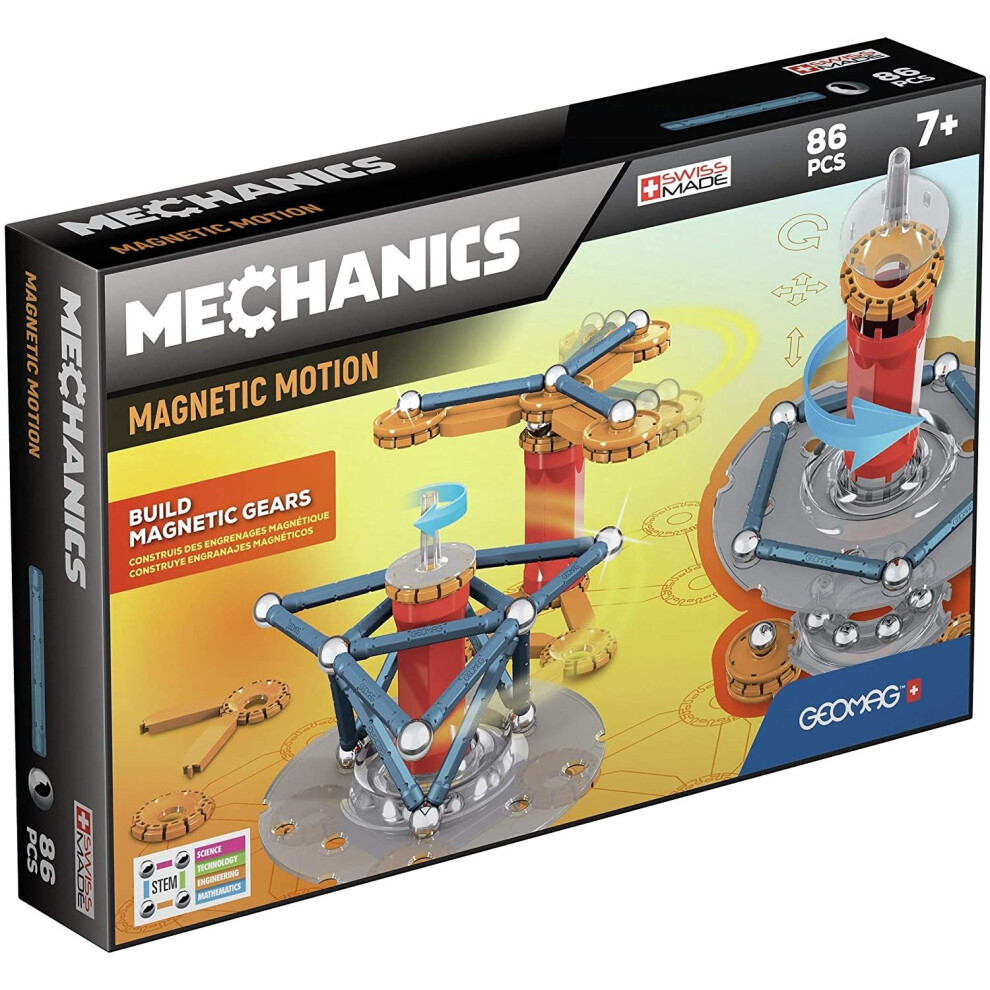 Geomag 761 Mechanics Mechanics-86 pcs, Mixed