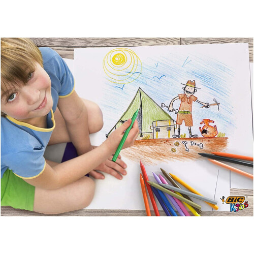 BIC Plastidecor børnefarver 18 farver bls BIC 2