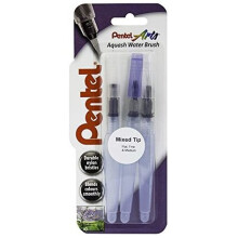 Pentel Fine/Medium Aquash Water Brush (Pack of 3)