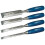 STANLEY Stanley 016130 5002 Bevel Edge Chisel Set and Oilstone (4 Pieces) 3