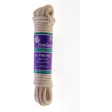 Everlasto British Made Supreme Waxed Cotton Pulley Line with Polypropylene Core (6mm x 10m)