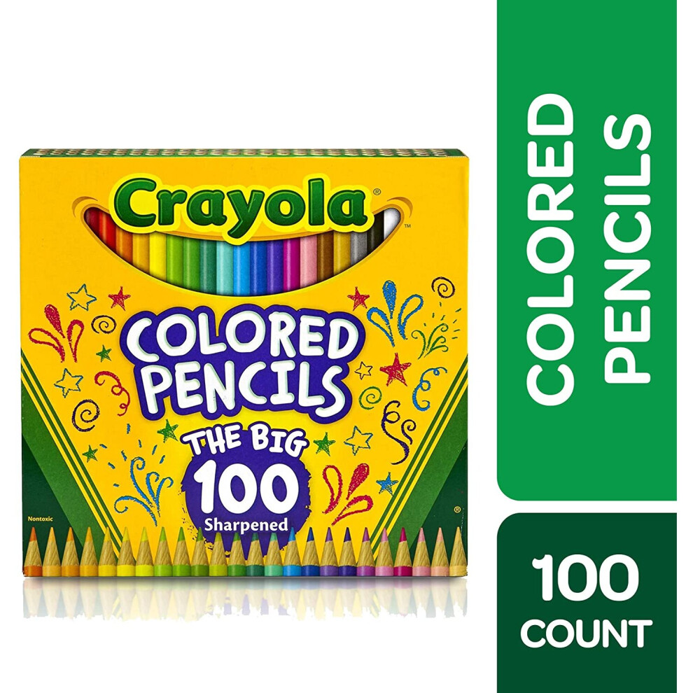 Crayola Colouring Pencils, Pack of 100