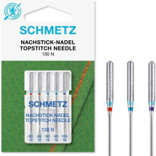 Schmetz Topstitch Sewing Machine Needles, Assorted Sizes