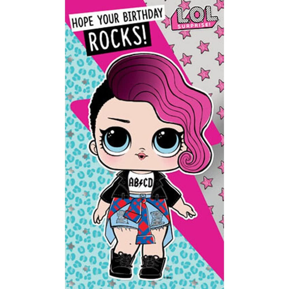 L.o.l. Surprise! Lol Surprise Lo009'hope Your Birthday Rocks' Birthday Card