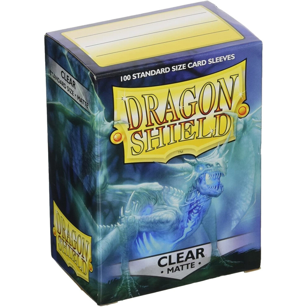 Dragon Shield 11001 Matte Standard Size Sleeves 100pk-Clear