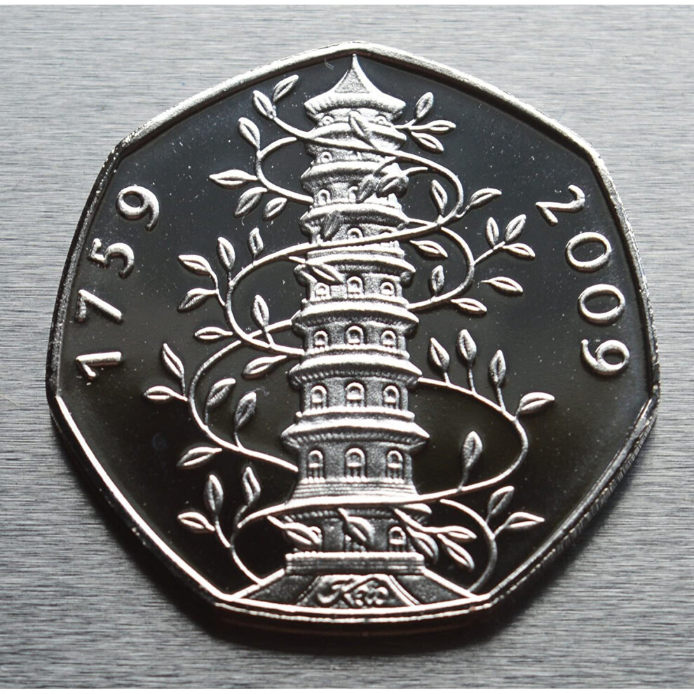 Rare Kew Gardens 50p 2009 Uncirculated *Copy Coin* Please Read Description - Souvenir Gift
