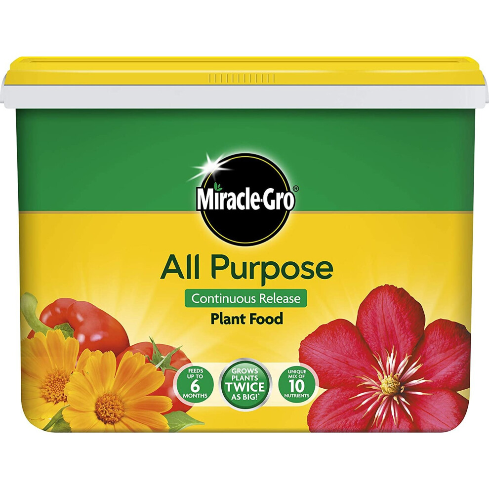 Miracle Gro Plant Food Continuous Slow Release All Purpose 2Kg Tub