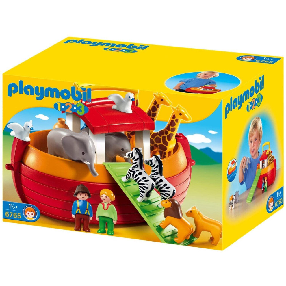 Playmobil 1.2.3 My Take Along 1.2.3 Noah's Ark, For Children Ages 18 Months