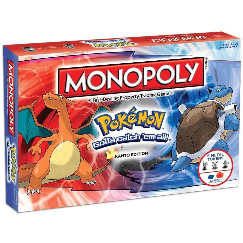 Winning Moves Pokemon Monopoly Board Game