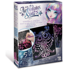 Kratz- und Skizzenkunstset „Nebulous Stars“