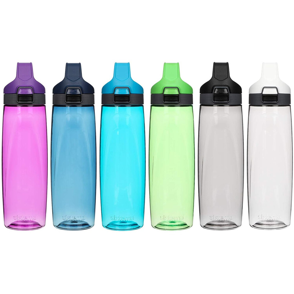 Sistema 900ml Tritan Adventum Bottle, Plastic, Assorted, 900 ml