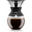 Bodum Bodum Pour Over Coffee Maker with Filter, Borosilicate Glass - 1.0 L, Black 1