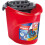 Vileda Vileda  Super-Easy Torsion Power Mop Bucket, Red 1