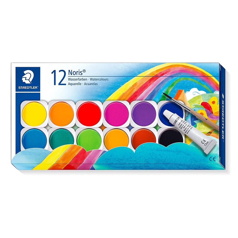 Staedtler 888Â NC12Â ÂÂ Watercolours, Box with Pack of 12