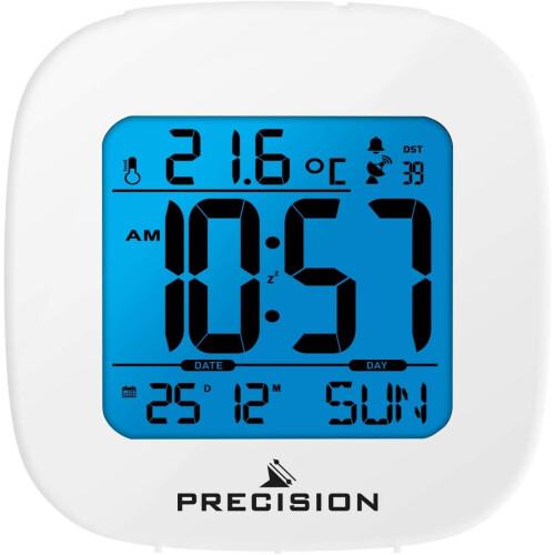 Precision Training Precision Alarm Clock, White, One Size