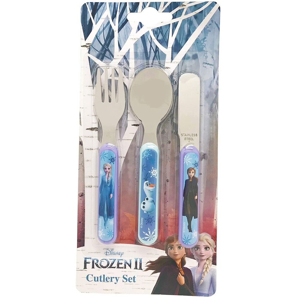 Disney 557 1622 Frozen II Childrens Cutlery Set, 18/8 Stainless Steel