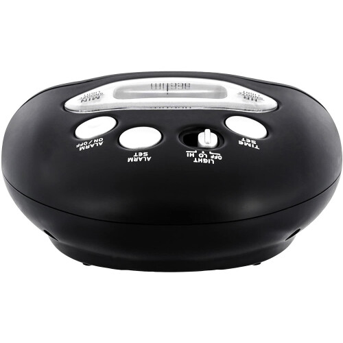 Acctim Acctim 14193 Eclipse Solar Dual Power Alarm Clock, Black 2