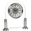 Acctim Acctim 36427 Bewdley Mantel Clock, Silver/White 1