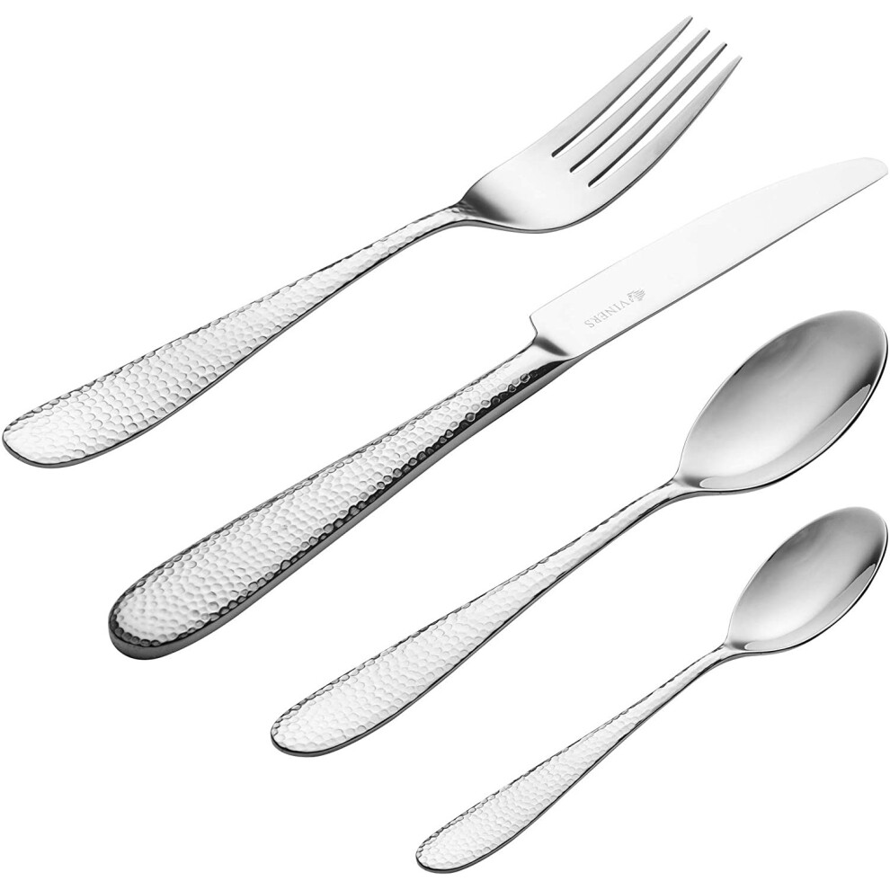 Viners Glamour 24-Piece 18.0 Stainless Steel Cutlery Set In Gift Box Light