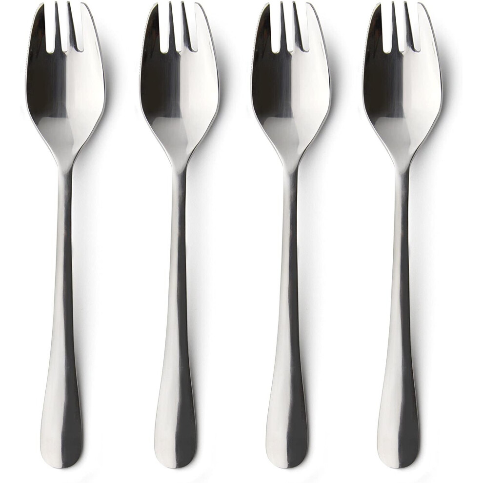 Windsor Stainless Steel Buffet Forks, Set of 4