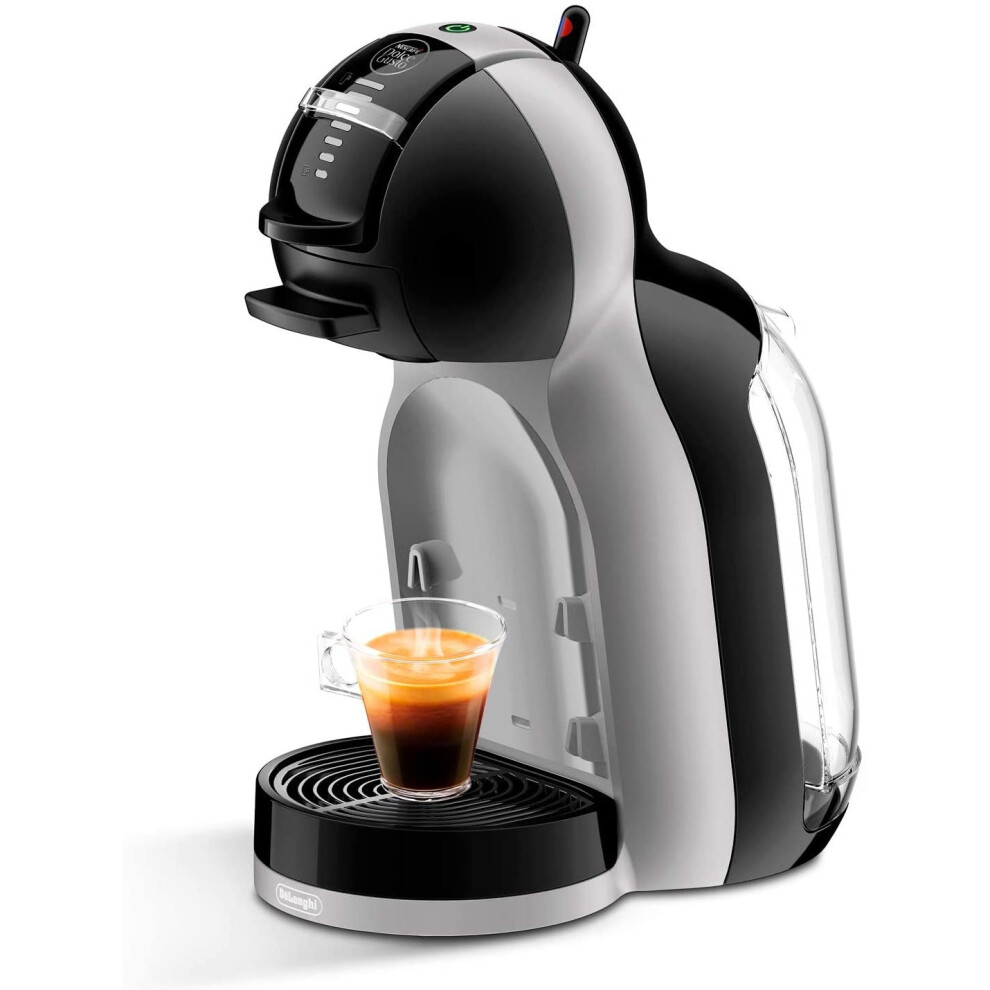 DeLonghi Nescafé Dolce Gusto Mini Me Pod Capsule Coffee Machine, Espresso, cappuccino and more, EDG155.BG, Black & Arctic Grey
