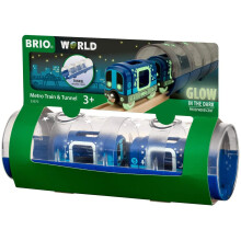 BRIO 33970 World-Tunnel & Glow in The Dark Metro Train