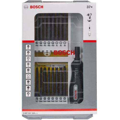 Bosch BOSCH Schraubendreher Set 37 Teile - 2607017320 1