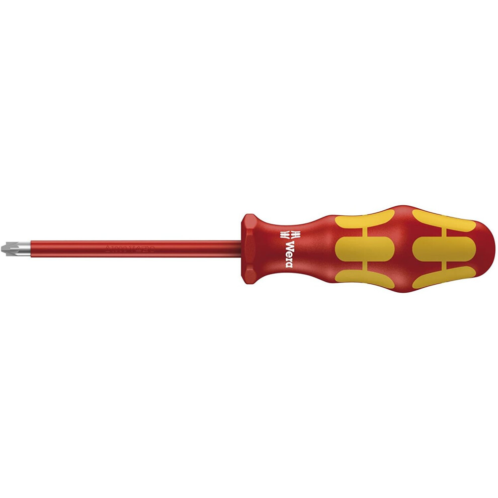 Wera 05006191001 2 X 100 Mm '165I Pz/S Vde' Insulated Screwdriver For Slotted/Phillips-Screws - Silver